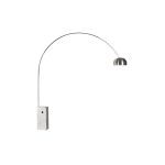 Candeeiro NEW ARC BIG, de pé, base de mármore branco