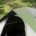 Tenda de Campismo Dobrável para 2 Pessoas com Janela e Bolsa de Transporte Impermeável 3000 mm 210x110x150 cm Verde - Image 8