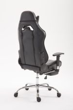 Cadeira Gaming Limit V2 em imitação de pele com apoio para os pés preto - Image 4
