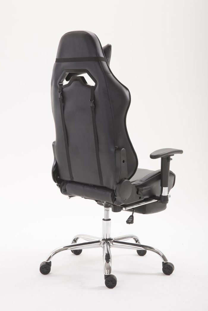 Cadeira Gaming Limit V2 em imitação de pele com apoio para os pés preto - Image 4