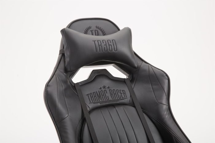 Cadeira Gaming Limit V2 em imitação de pele com apoio para os pés preto - Image 6