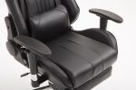 Cadeira Gaming Limit V2 em imitação de pele com apoio para os pés preto - Image 8