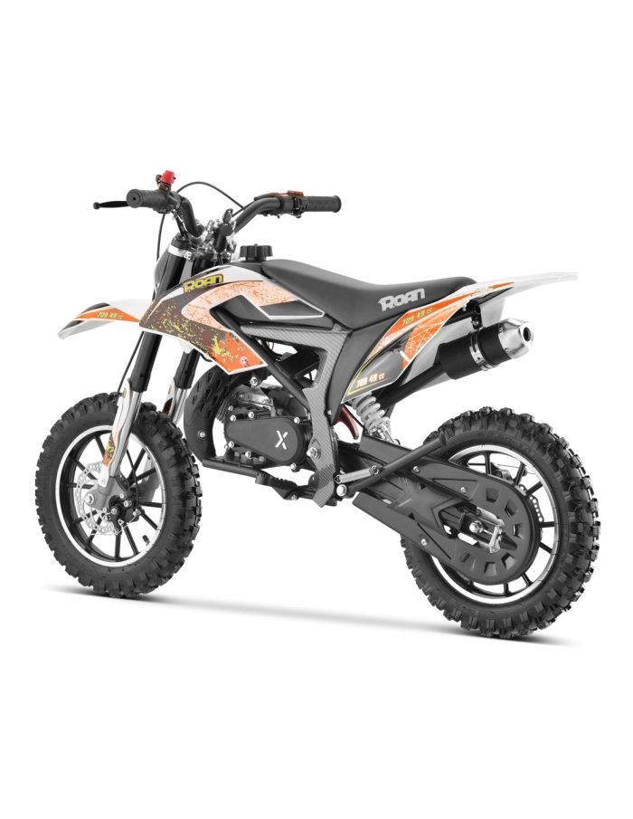 MINI MOTO PARA CRIANÇAS MINICROSS 709 GASOLINA 49CC 4.5CV LARANJA 