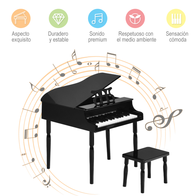 Caixa de música acrílica para piano, caixa de música clássica de acrílico  transparente, caixa de música de material acrílico, acabamento requintado  para crianças para escritório : : Brinquedos e Jogos