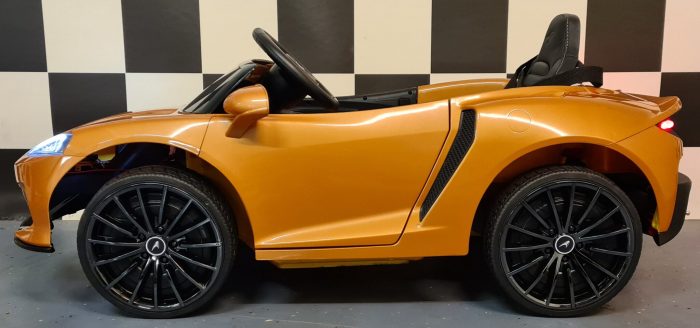Carro infantil eléctrico 12V McLaren 620 GT com Comando Cobre Polido - Image 4