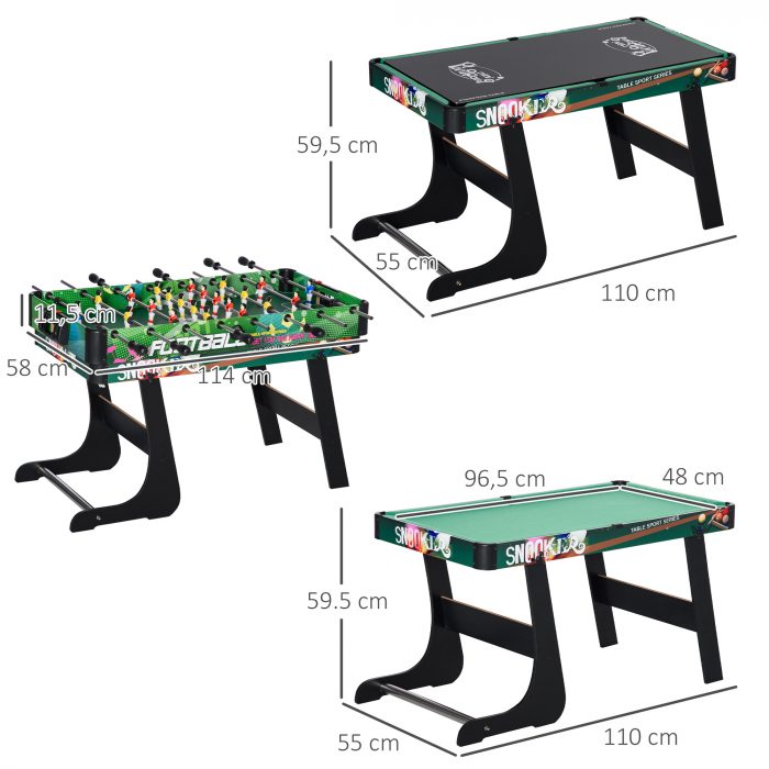 Homcom - Mesa de ping-pong dobrável com rede, PING PONG